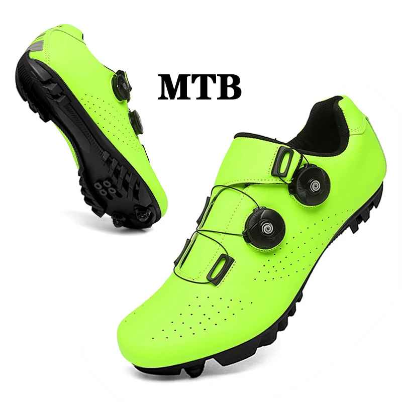 chaussure vélo route vert mtb