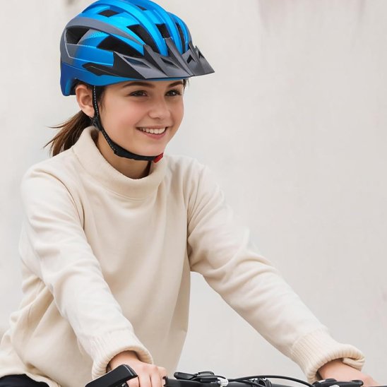 Casque vélo femme avec femme