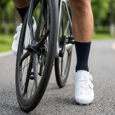 chaussure pour vélo blanc