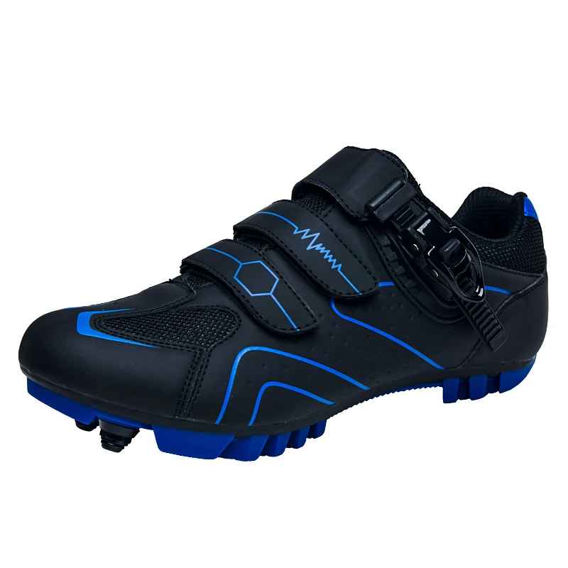 chaussures route vélo bleu