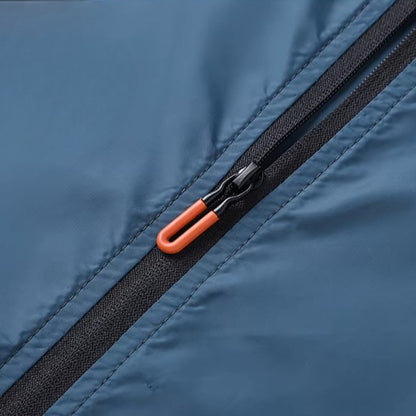 Coupe Vent Velo - WindbreakerCyclingJacket™ - Bleu Capuchon - Ma boutique