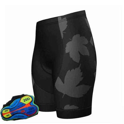 cuissard vélo femme feuilles