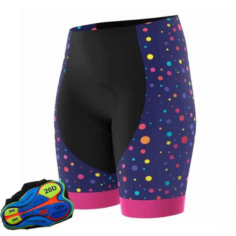 cuissard vélo femme multicolors