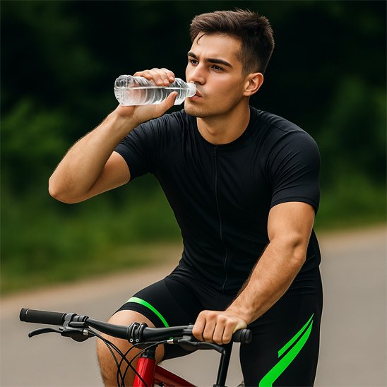 cuissard vélo vert avec homme