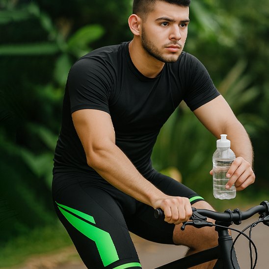 cuissard vélo vert noir