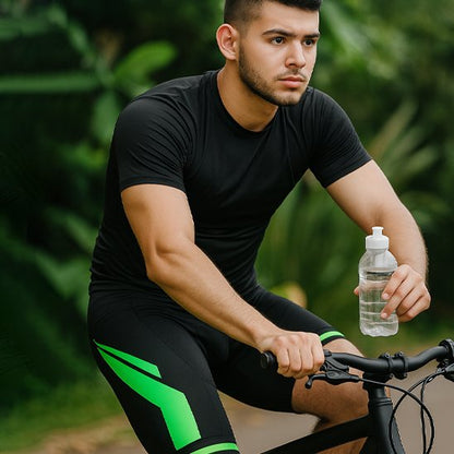cuissard vélo vert noir