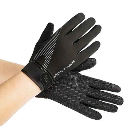 gant vélo intérieur noir