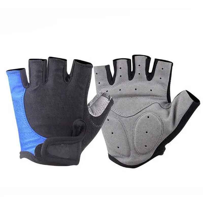 gants pour vélo bleus extérieur intérieur