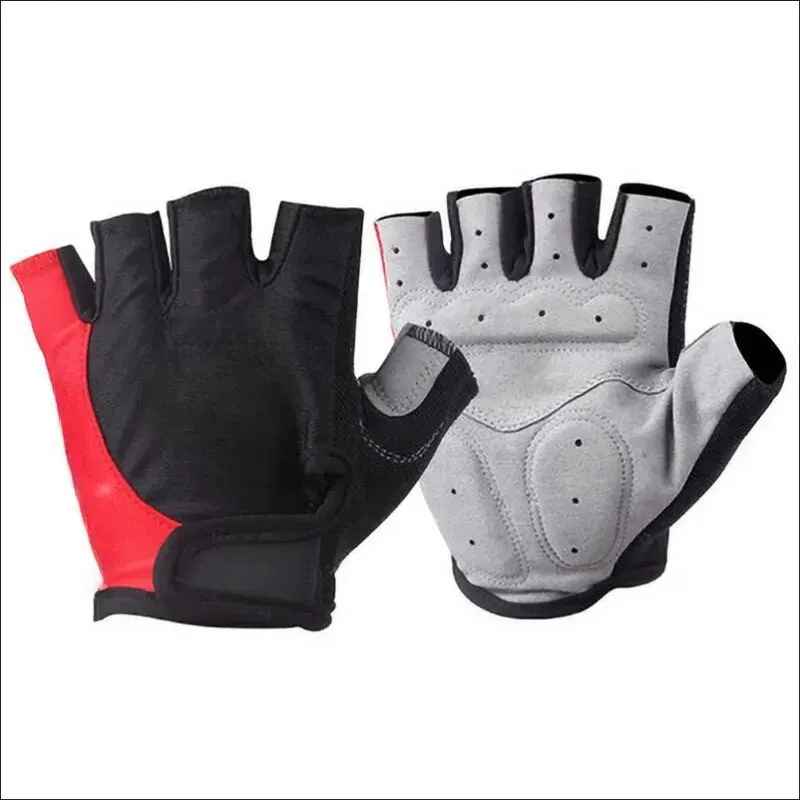 gants pour vélo rouges 