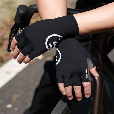 Gants Vélo - CyclingGloves™ - Moitié Noir - Vélo Plaisir