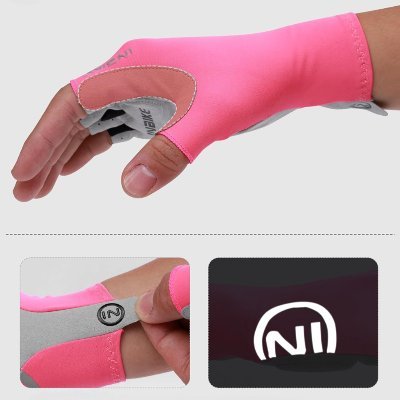 Gants Vélo - CyclingGloves™ - Moitié Rose - Vélo Plaisir