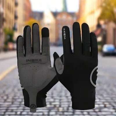 Gants Vélo - CyclingGloves™ - Noir Complet - Vélo Plaisir