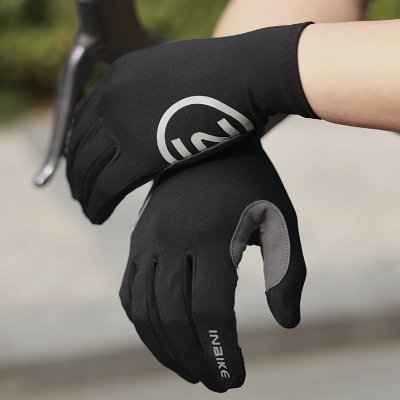 Gants Vélo - CyclingGloves™ - Noir Complet - Vélo Plaisir