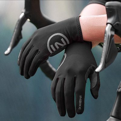 Gants Vélo - CyclingGloves™ - Noir Complet - Vélo Plaisir