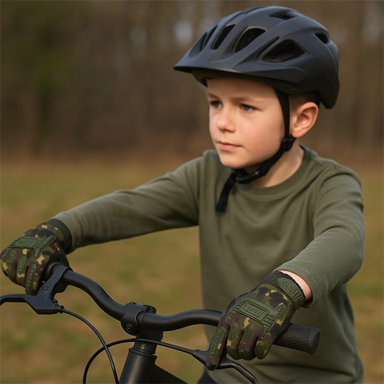 Gants vélo enfant sur velo