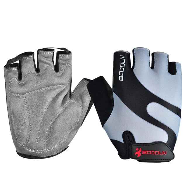 gants vélo gris