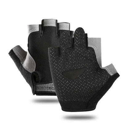gants vélo noir et gris
