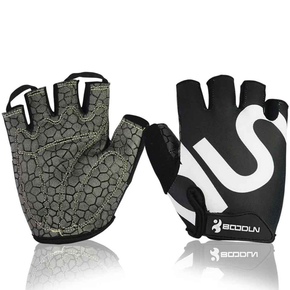 gants vélo noirs intérieur extérieur