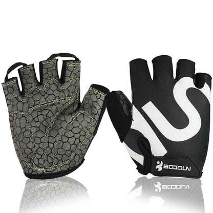 gants vélo noirs intérieur extérieur