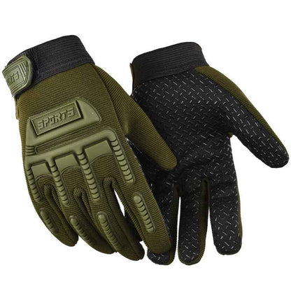 gants vélo vert