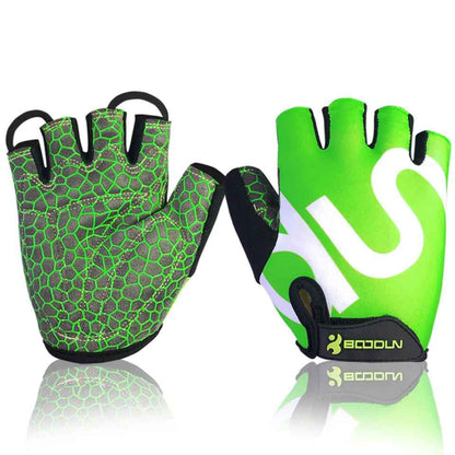 gants vélo verts