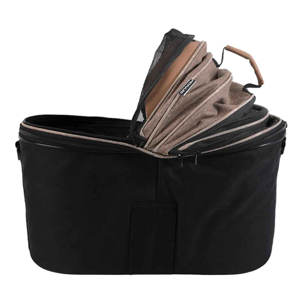 panier chien vélo chien ouvert