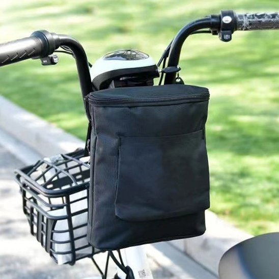 Sacoche pour guidon vélo noir