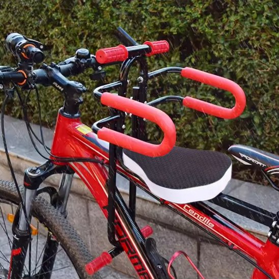 siège enfant vélo rouge 