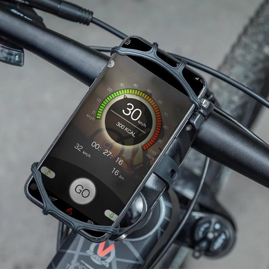 support téléphone pour vélo devant