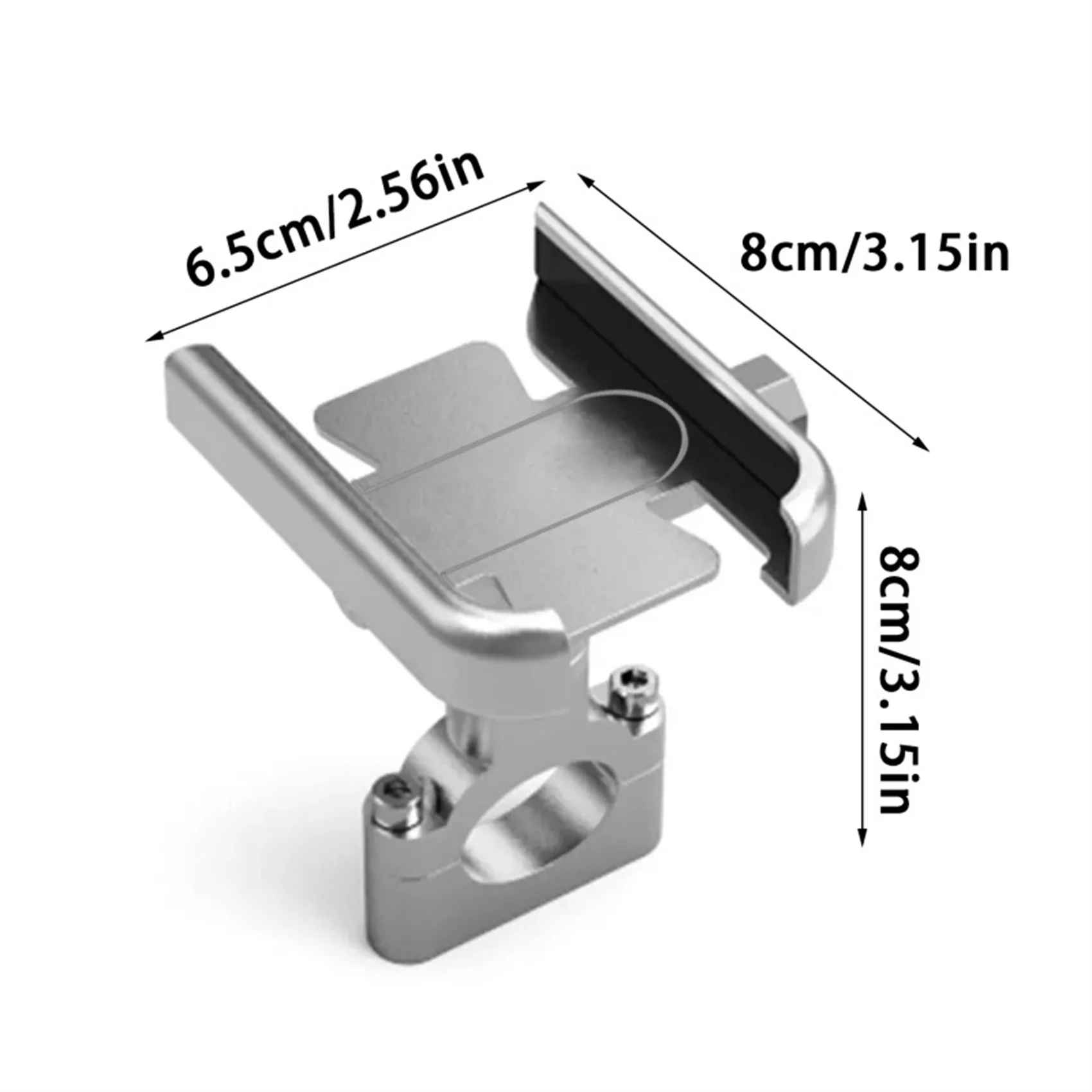support téléphone sur vélo fixation droite