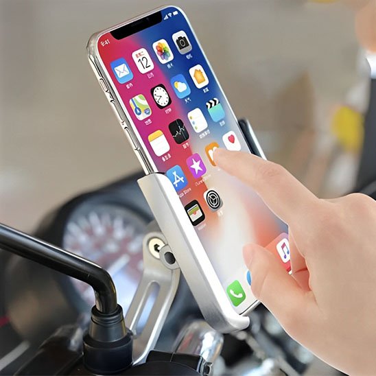 support téléphone vélo application
