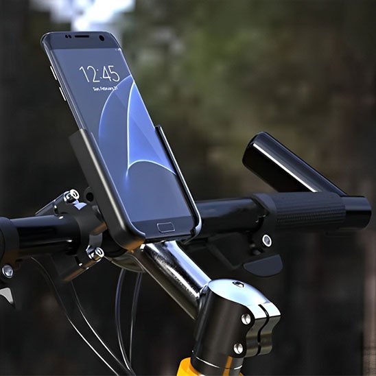 support téléphone vélo avec iphone