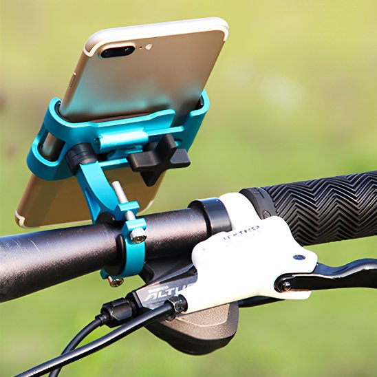 support téléphone vélo derrière