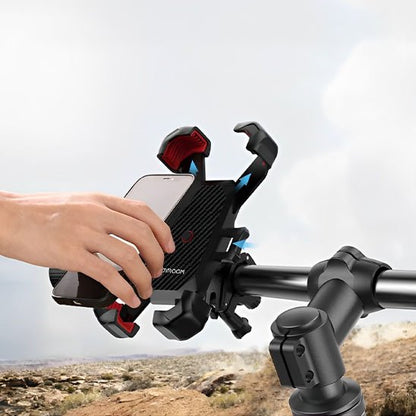 support téléphone vélo devant
