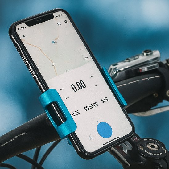 support téléphone vélo face