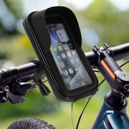 support téléphone vélo noir devant