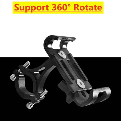 support téléphone vélo noir
