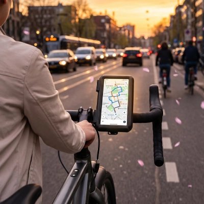 support téléphone vélo​ ville