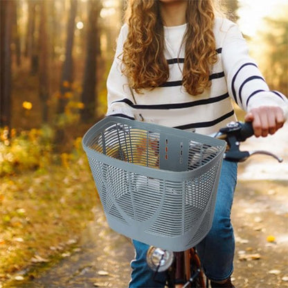 vélo panier gris