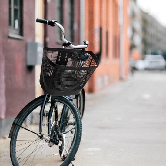 vélo panier noir