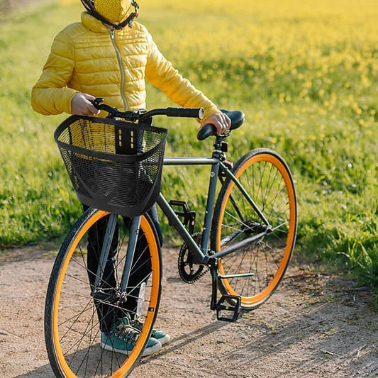 vélo panier sur vélo